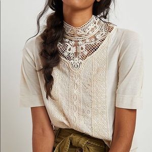 Anthropologie TINY brand Lace Top